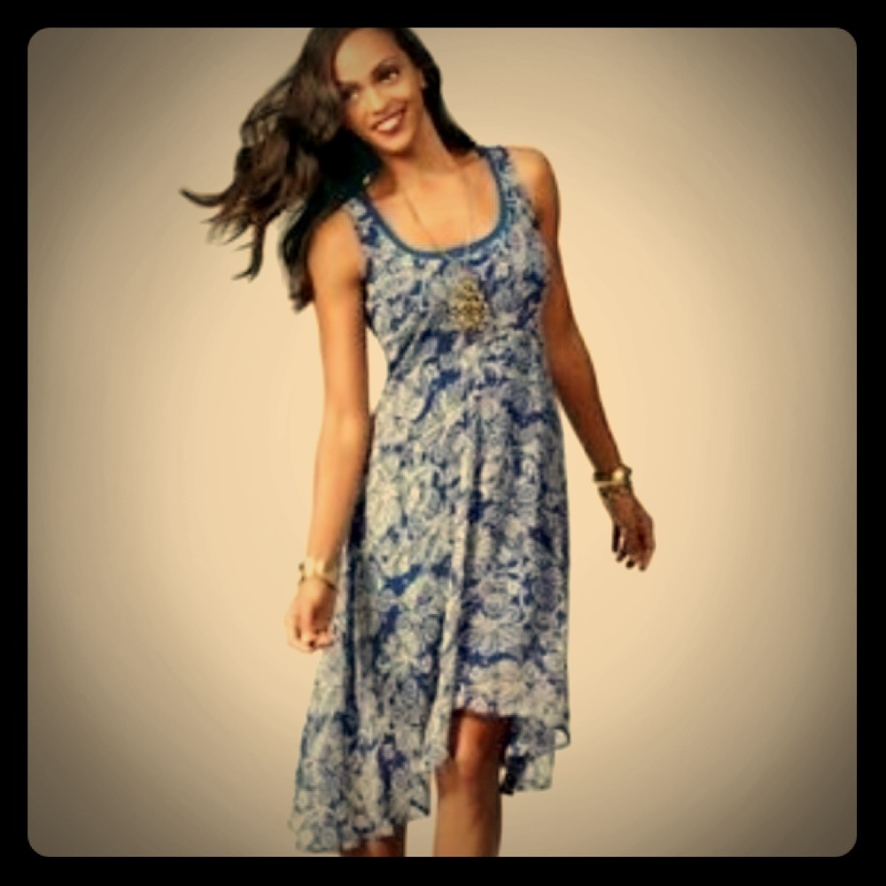 CAbi Willow 2 layer dress Sz M #851